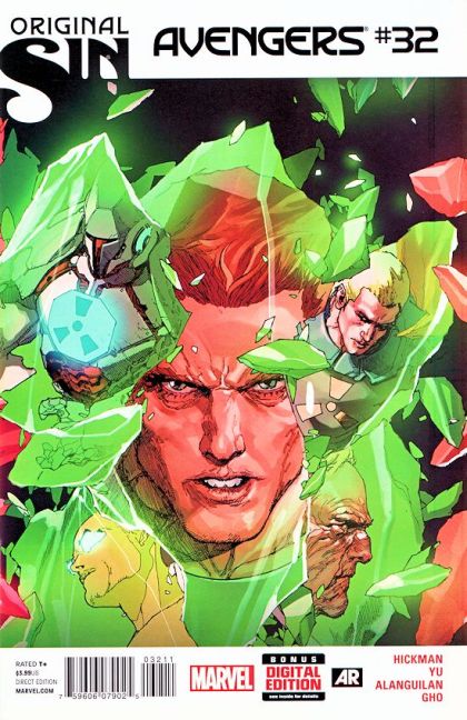 The Avengers, Vol. 5 Original Sin - Five Thousand Into The Future |  Issue#32A | Year:2014 | Series: Avengers | Pub: Marvel Comics | Leinil Francis Yu Regular