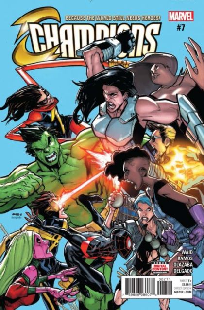 Champions, Vol. 2 (Marvel)  |  Issue#7A | Year:2017 | Series:  | Pub: Marvel Comics | Humberto Ramos Regular