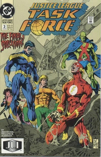 Justice League Task Force Twisted Glass |  Issue#3 | Year:1993 | Series: JLA | Pub: DC Comics |