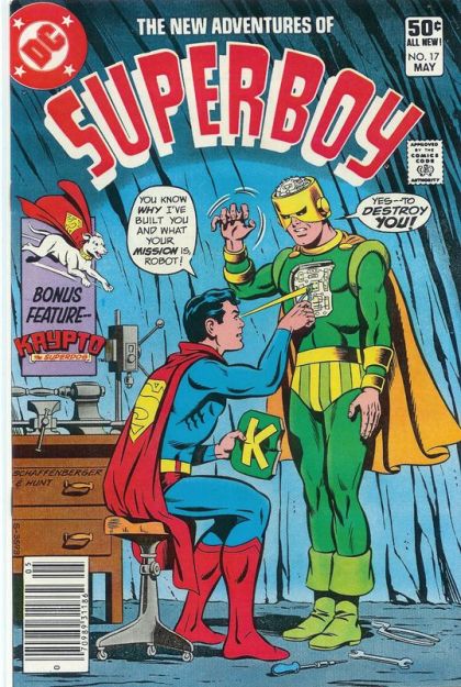 The New Adventures of Superboy To Fight The Unbeatable Foe |  Issue#17B | Year:1981 | Series: Superman | Pub: DC Comics | Newsstand Edition