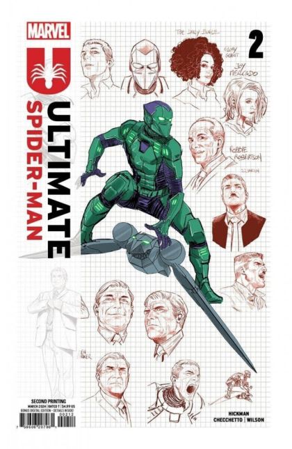 Ultimate Spider-Man, Vol. 2  |  Issue#2J | Year:2024 | Series:  | Pub: Marvel Comics | 2nd Printing Marco Checchetto