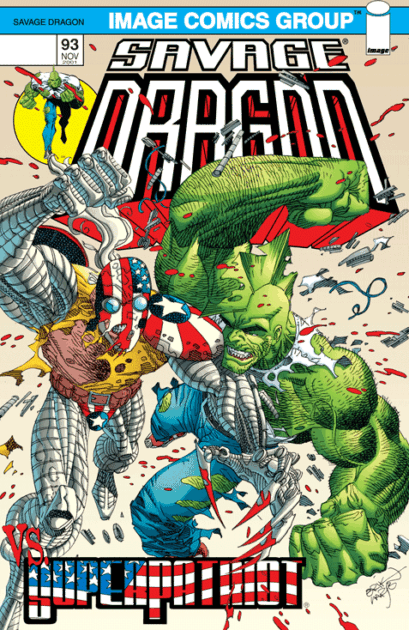 Savage Dragon, Vol. 2 America's Fighting Force |  Issue#93A | Year:2001 | Series: The Savage Dragon | Pub: Image Comics | Direct Edition