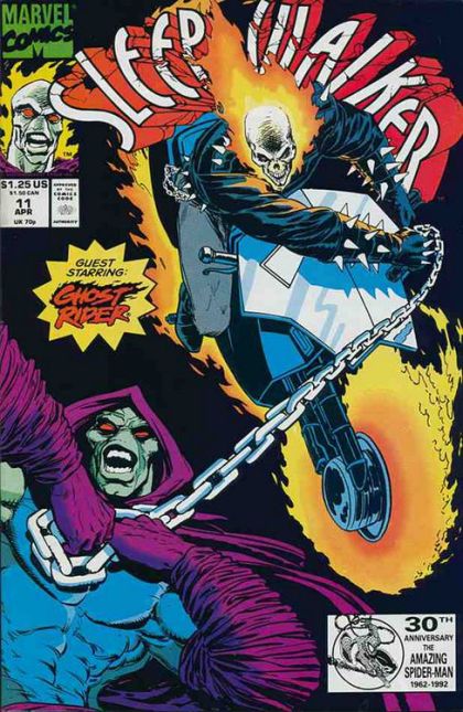 Sleepwalker Ghost of a chance |  Issue#11A | Year:1992 | Series:  | Pub: Marvel Comics | Direct Edition