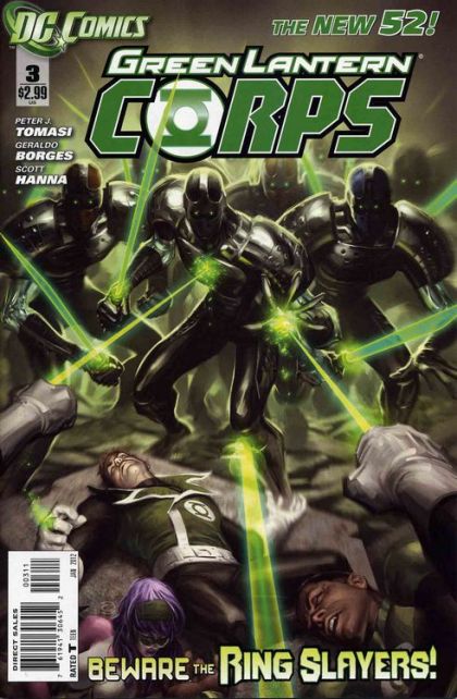 Green Lantern Corps, Vol. 2 Force of Will |  Issue#3A | Year:2011 | Series: Green Lantern | Pub: DC Comics | Alex Garner Regular