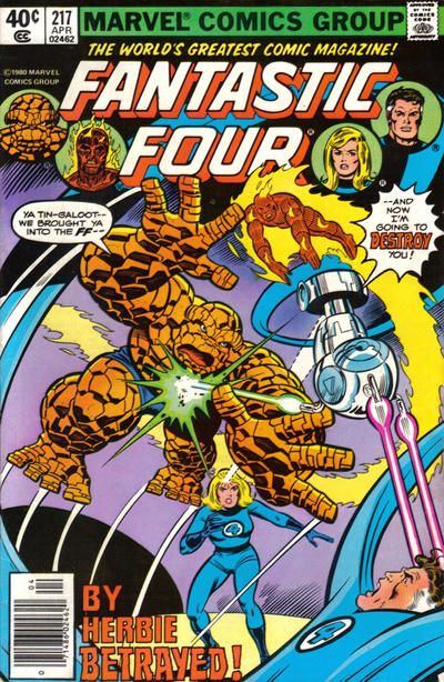 Fantastic Four, Vol. 1 Masquerade! |  Issue#217B | Year:1980 | Series: Fantastic Four | Pub: Marvel Comics |