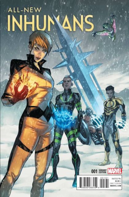 All-New Inhumans  |  Issue#1F | Year:2015 | Series: Inhumans | Pub: Marvel Comics | Incentive Stefano Caselli Variant Cover