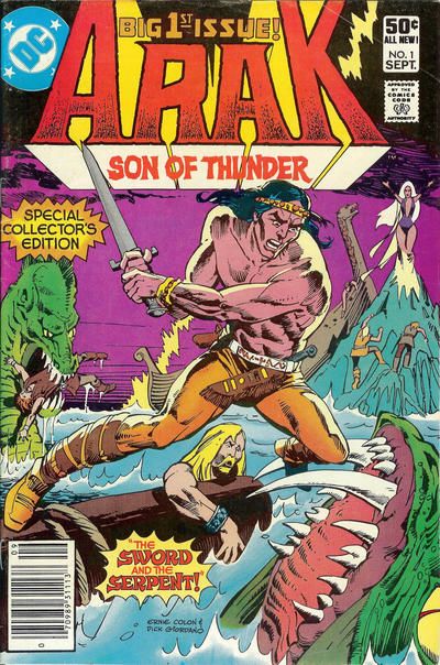 Arak The Sword and the Serpent! |  Issue#1B | Year:1981 | Series:  | Pub: DC Comics | Newsstand Edition