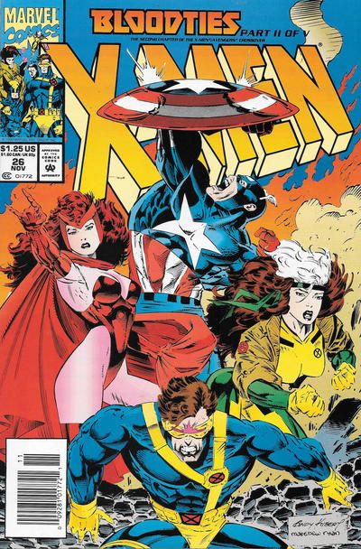 X-Men, Vol. 1 Bloodties - Part 2: Civil Disobedience! |  Issue#26B | Year:1993 | Series: X-Men | Pub: Marvel Comics |