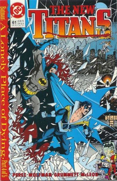 The New Titans A Lonely Place Of Dying - Going Home |  Issue#61 | Year:1989 | Series: Teen Titans | Pub: DC Comics |