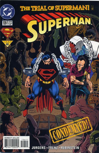 Superman, Vol. 2 Condemned |  Issue#106A | Year:1995 | Series: Superman | Pub: DC Comics | Direct Edition