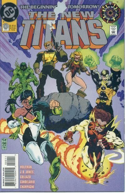The New Titans Zero Hour - The Changing Order |  Issue#0A | Year:1994 | Series: Teen Titans | Pub: DC Comics | Direct Edition
