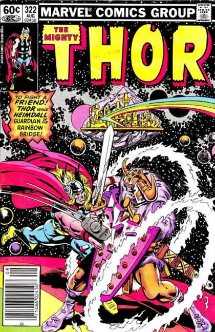Thor, Vol. 1 The Wrath and the Power! |  Issue#322B | Year:1982 | Series: Thor | Pub: Marvel Comics | Newsstand Edition