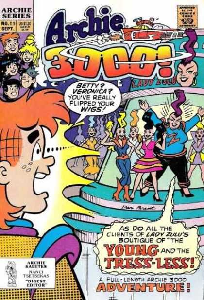 Archie 3000  |  Issue#11A | Year:1990 | Series:  | Pub: Archie Comic Publications | Direct Edition