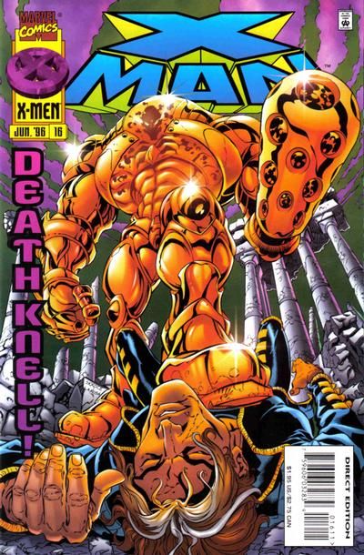 X-Man Onslaught - Survivors Of The Storm |  Issue#16A | Year:1996 | Series: X-Men | Pub: Marvel Comics | Direct Edition