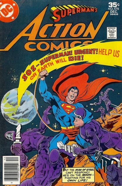 Action Comics, Vol. 1 Earth's Last Day! |  Issue#478 | Year:1977 | Series:  | Pub: DC Comics |