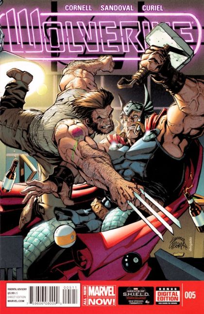 Wolverine, Vol. 6 His Own Skin |  Issue#5A | Year:2014 | Series: Wolverine | Pub: Marvel Comics | Regular Ryan Stegman Cover