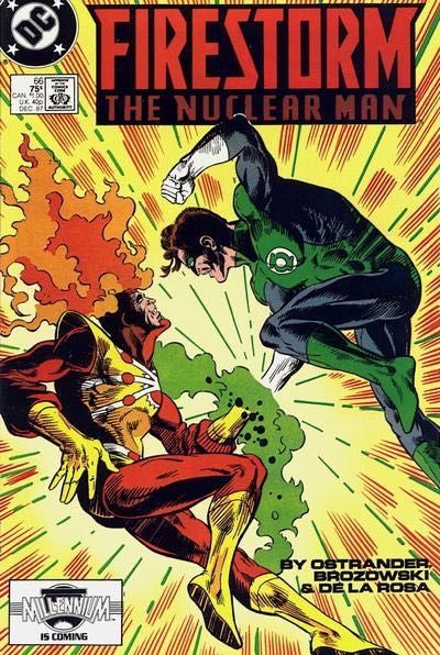 Firestorm, the Nuclear Man, Vol. 2 (1982-1990) Out Of Control |  Issue#66A | Year:1987 | Series: Firestorm | Pub: DC Comics | Direct Edition