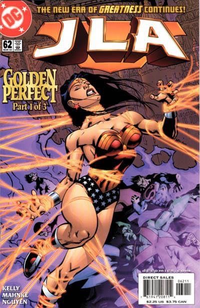 JLA Golden Perfect, Golden Perfect part 1 |  Issue#62A | Year:2002 | Series: JLA | Pub: DC Comics | Direct Edition