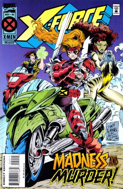 X-Force, Vol. 1 Holding On |  Issue#40A | Year:1994 | Series: X-Force | Pub: Marvel Comics