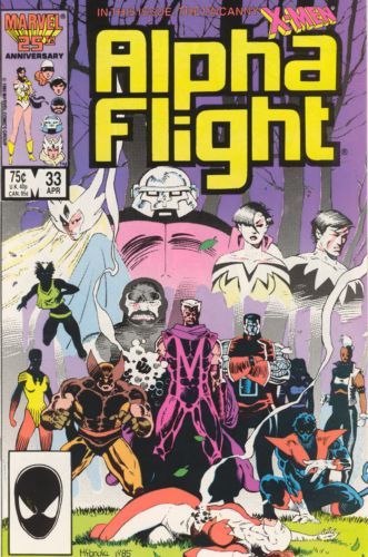 Alpha Flight, Vol. 1 A Friend in Need |  Issue#33A | Year:1986 | Series: Alpha Flight | Pub: Marvel Comics |