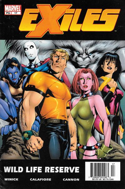 Exiles, Vol. 1 Wild Life Reserve |  Issue#17B | Year:2002 | Series: Exiles | Pub: Marvel Comics | Newsstand Edition