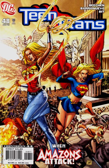 Teen Titans, Vol. 3 Amazons Attack! - Flags of our Mothers |  Issue#48A | Year:2007 | Series: Teen Titans | Pub: DC Comics | Direct Edition