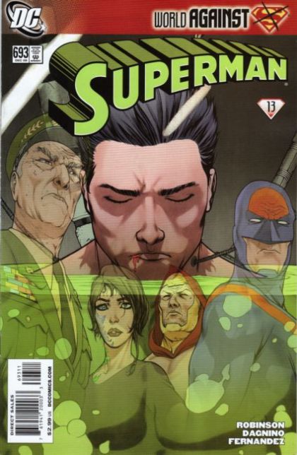Superman, Vol. 1 World Against Superman, 7734 |  Issue#693A | Year:2009 | Series: Superman | Pub: DC Comics