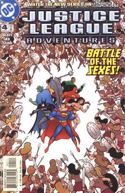 Justice League Adventures World War Of The Sexes |  Issue#4 | Year:2002 | Series: Justice League | Pub: DC Comics | Min S. Ku Regular