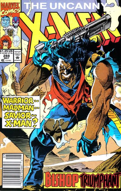 Uncanny X-Men, Vol. 1 Time And Place |  Issue#288B | Year:1992 | Series: X-Men | Pub: Marvel Comics | Newsstand Edition