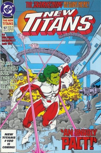 The New Titans The Darkening, An Unholy Pact |  Issue#97 | Year:1993 | Series: Teen Titans | Pub: DC Comics |