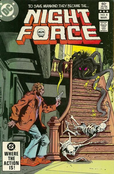 Night Force, Vol. 1 The Summoning chapter 8- Epilogue; Beast chapter 1- Runner |  Issue#8A | Year:1982 | Series:  | Pub: DC Comics | Direct Edition