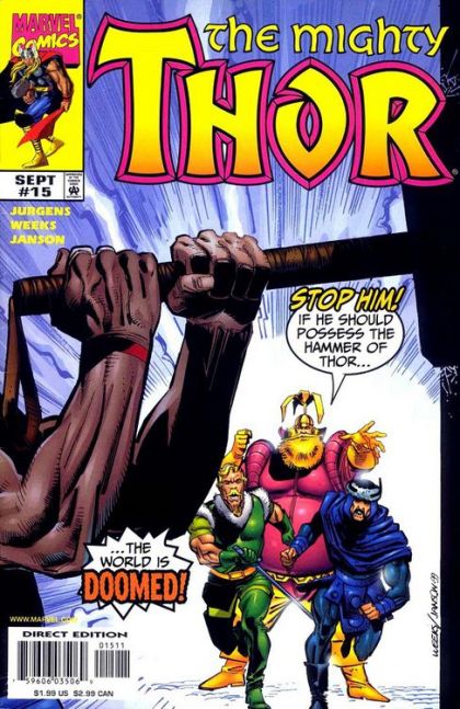 Thor, Vol. 2 At Last--Disclosure! |  Issue#15 | Year:1999 | Series: Thor | Pub: Marvel Comics |