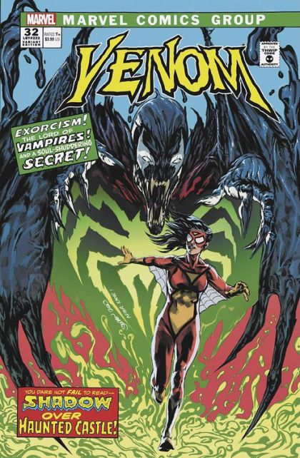 Venom, Vol. 5 Symbiosis Necrosis, Part 3: Destination Eschaton |  Issue#32D | Year:2024 | Series: Venom | Pub: Marvel Comics | Stephen Mooney Vampire Variant