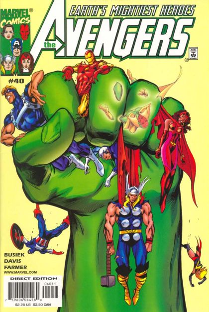 The Avengers, Vol. 3 Thoom |  Issue#40A | Year:2001 | Series: Avengers | Pub: Marvel Comics | Direct Edition