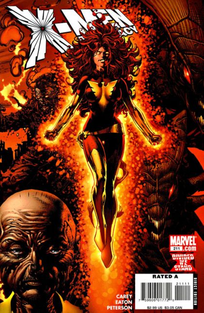 X-Men: Legacy, Vol. 1 Divided We Stand - Sins of the Father, Part 1 |  Issue#211A | Year:2008 | Series: X-Men | Pub: Marvel Comics | David Finch Regular