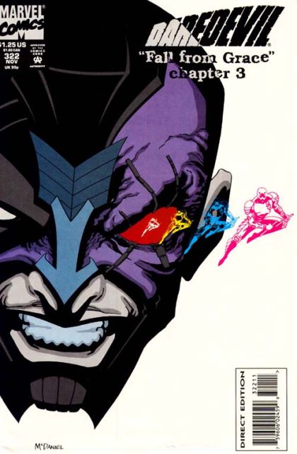Daredevil, Vol. 1 Fall From Grace, Part 3: Confrontation |  Issue#322A | Year:1993 | Series: Daredevil | Pub: Marvel Comics |