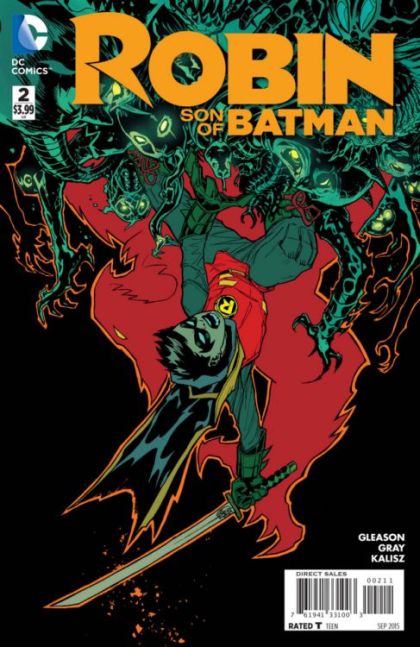 Robin: Son of Batman Year of Blood Part Two |  Issue#2A | Year:2015 | Series: Robin | Pub: DC Comics | Patrick Gleason Regular Cover