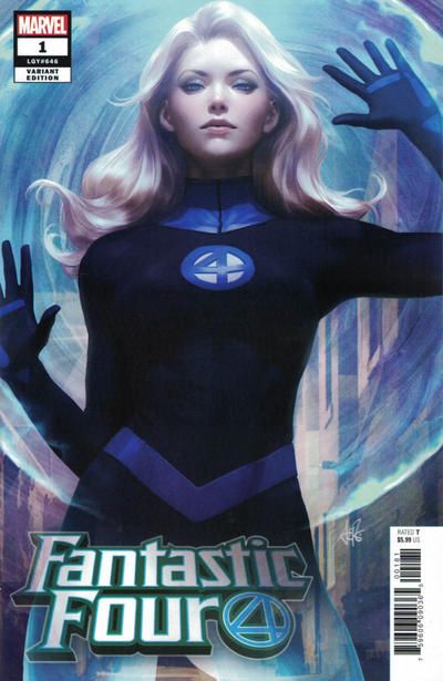 Fantastic Four, Vol. 6 Signal In The Sky / Our Day Of Doom And Victory / What's The Pop?! |  Issue#1H | Year:2018 | Series: Fantastic Four | Pub: Marvel Comics | Variant Stanley Artgerm Lau Invisible Woman Cover
