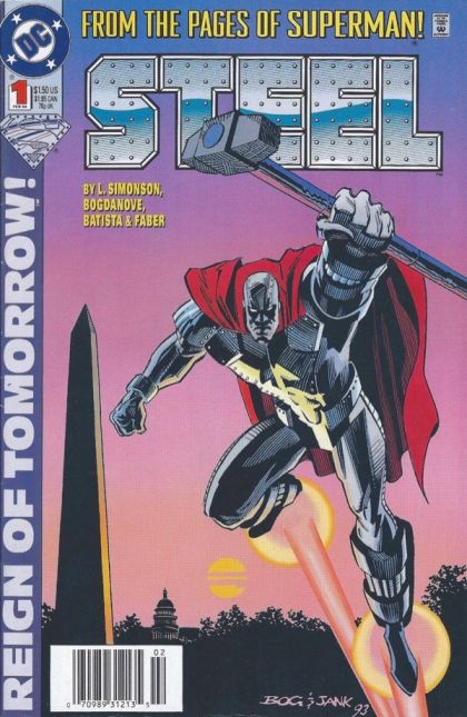 Steel Wrought Iron |  Issue#1B | Year:1994 | Series:  | Pub: DC Comics | Newsstand Edition