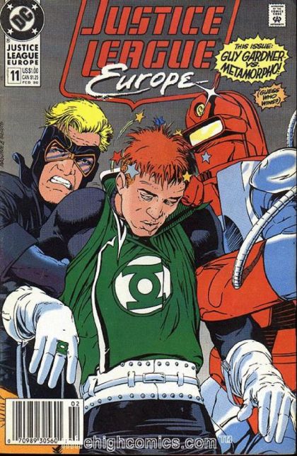 Justice League Europe / International Family Ties |  Issue#11B | Year:1990 | Series: JLA | Pub: DC Comics | Newsstand Edition