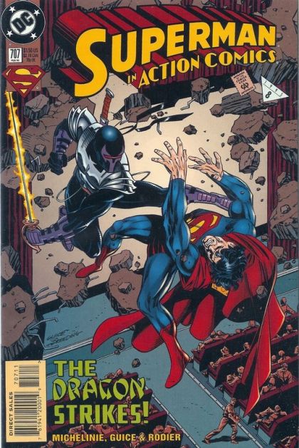 Action Comics, Vol. 1 Like Fire From The Dark |  Issue#707A | Year:1995 | Series:  | Pub: DC Comics | Direct Edition