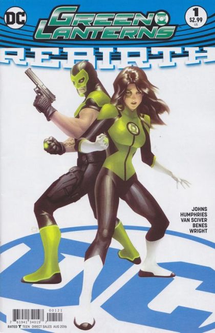 Green Lanterns: Rebirth  |  Issue#1B | Year:2016 | Series: Green Lantern | Pub: DC Comics | Alex Garner Variant
