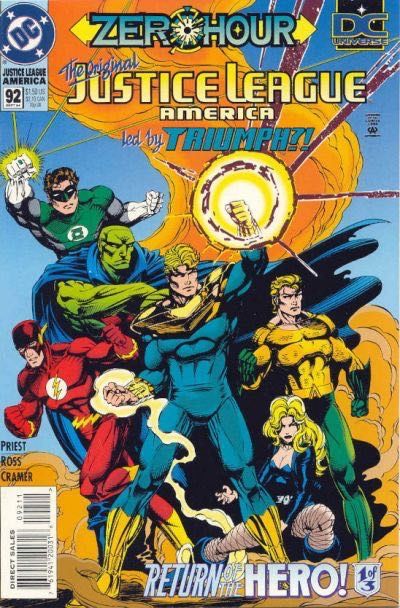 Justice League / International / America Zero Hour - Return Of The Hero, Part 1: The Program |  Issue#92A | Year:1994 | Series: Justice League | Pub: DC Comics | Direct Edition