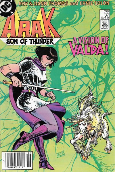 Arak Once Upon A Unicorn |  Issue#37B | Year:1984 | Series:  | Pub: DC Comics | Newsstand Edition