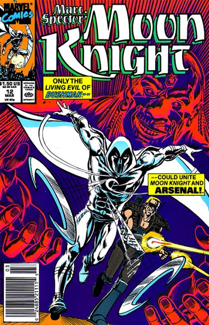 Marc Spector: Moon Knight A Time For Jackals |  Issue#12 | Year:1990 | Series: Moon Knight | Pub: Marvel Comics |