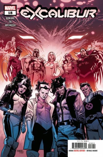 Excalibur, Vol. 4 Mad Women |  Issue#18A | Year:2021 | Series: Excalibur | Pub: Marvel Comics | Regular Mahmud Asrar Cover