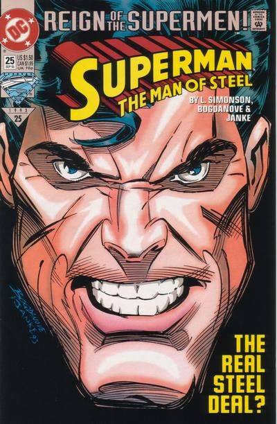 Superman: The Man of Steel Reign of the Supermen - The Return! |  Issue#25A | Year:1993 | Series: Superman | Pub: DC Comics | Direct Edition