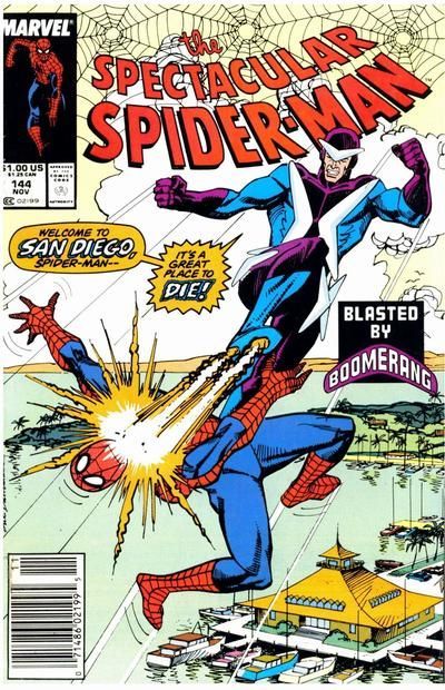 The Spectacular Spider-Man, Vol. 1 An Ill Wind... |  Issue#144B | Year:1988 | Series: Spider-Man | Pub: Marvel Comics |