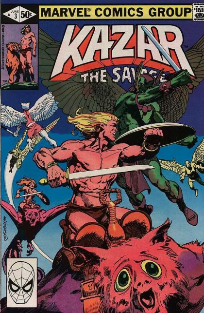 Ka-Zar, Vol. 3 To Forgive Dephine! |  Issue#3A | Year:1981 | Series: Ka-Zar | Pub: Marvel Comics | Direct Edition