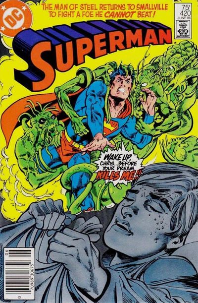 Superman, Vol. 1 And We Are the Dreamers of the Dreams |  Issue#420B | Year:1986 | Series: Superman | Pub: DC Comics | Newsstand Edition